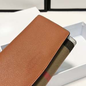 Portefeuille de luxe pour femmes et hommes, version authentique de haute qualité, marque de créateurs, noir, en cuir, tendance, grande capacité - Product Image 2