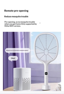 Yanmi Smart Mosquito <b>Swatter</b> Supports Mi Home Application 2-in-1 <b>Electric</b> <b>Fly</b> <b>Swatter</b> USB Charging Mosquito Killing Counter - Product Image 4