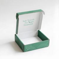 Boîte d'expédition personnalisée de qualité supérieure, recyclable et biodégradable pour chaussettes et vêtements, avec bande auto-adhésive, en carton ondulé, tailles sur mesure