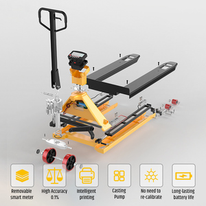 전문 리프트 제조업체 핸드 팔레트 트럭 체중계 팔레트 트럭 저울 대여 전기 팔레트 잭 내장 - Product Image 3