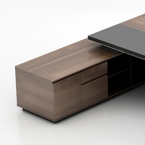 Bureau de direction industriel moderne de luxe ergonomique en bois à prix de gros - Product Image 3
