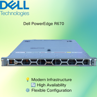 Serveur en rack PowerEdge R670 - Processeur Intel Xeon - Garantie de 3 ans - Améliorez l'efficacité de votre centre de données - Alimentation optimisée et équilibrée