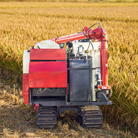 Moissonneuse-batteuse à alimentation complète pour blé et riz Wishope
