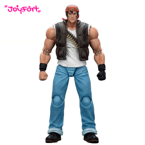 Figura de Acción Coleccionable JOYTOY KOF98UMIkari Warriors Team Ralf Jones JT01710 Escala 1/18, Modelo Articulado - Product Image 1