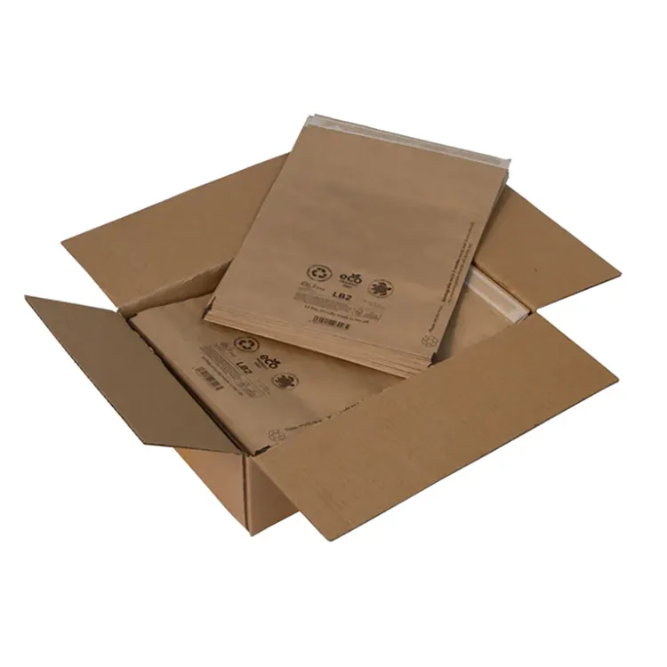 Custom ecofriendly recycled Biodegradable small waterproof tough poly mailer shipping mailing envelope kraft paper mail bag