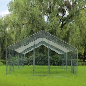 Enclos Poulailler 24 mètres carrés <span class=keywords><strong>Parc</strong></span> grillé 8x3m Acier galvanisé - Product Image 5