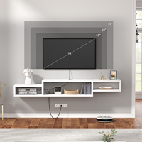 Meuble TV de Luxe pour Centre de Divertissement Domestique, Console en Bois au Design Industriel, Multifonctionnel pour Salon, Chambre et Salle à Manger