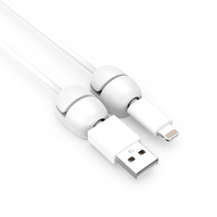 Organisateur de câble USB de bureau gestion des écouteurs support de câble multifonction pince en Silicone pince à fil organisateur