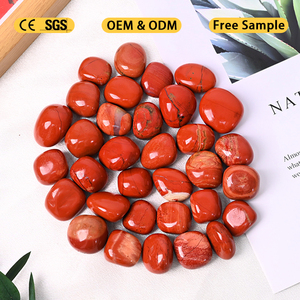 Pierres et cristaux de haute qualité en gros : Pierre roulée de jaspe rouge pour la décoration et la guérison - Product Image 2