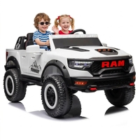 Voiture électrique pour enfants à deux places 12V, télécommande par téléphone portable, balançoire, éclairage LED, éducation précoce, musique Bluetooth, portes doubles, voiture jouet électrique