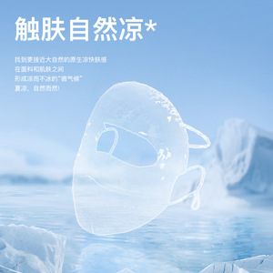 Sunscreen Face Mask Full Face Protection UV Shield Lightweight Breathable Ice Silk Sunshade For Women Summer Outdoor Use - Product Image 3