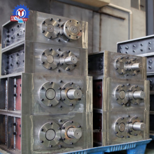 Usine de machines eurasiennes connexion directe boîte de couteau de déchiqueteuse à Double axe personnalisable largement utilisée en caoutchouc plastique mécanique - Product Image 2