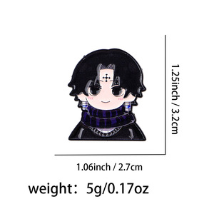 5 Stili Hunter GON FREECSS Killua Zoldyck Hisoka Spille di Moda in Metallo, Badge Fai-da-Te in Lega, Spilla Anime - Product Image 4