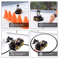 Kits robotiques programmables ESP32 originaux Kit bras robotique de voiture pour écoliers Kit robotique de tige de codage