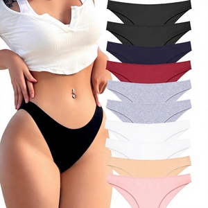 Culottes Hipster en Coton pour Femmes – Taille Basse, Sans Coutures, Respirantes, Confortables, Quotidiennes, Grandes Tailles, Couleur Unie, Écologiques – Vente en Gros - Product Image 3