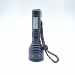 Linterna LED de Bolsillo Recargable por USB, Resistente al Agua, Cuerpo de Aluminio con COB, Linterna de Emergencia para Exteriores, para Buceo y Camping - Product Image 1