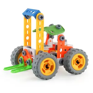 STEM AMAZON Engineering Toys STEM DIY 3D-Bausteine Set Pädagogisches Lernkit für Kinder