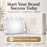 Espejo de Maquillaje Hollywood Profesional de 15 LED, Alta Fidelidad de Color (CRI), Sonido Estéreo, Espejo Cosmético Grande para Salón Profesional y Hogar