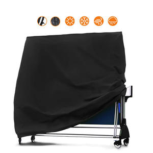 Funda para Mesa de Ping Pong para Exteriores, Tela Oxford Negra 210D con Recubrimiento Plateado, Multicolor, Resistente al Viento, Protección Solar y Antipolvo - Product Image 3