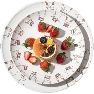 10 inch Wholesale porcelain serving dish porcelain dishes dinner plates for restaurants/hotel/home