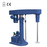 Disperseur de peinture à grande vitesse de levage hydraulique chimique 15KW 30KW utilisé pour le mélangeur de peinture de voiture 1000l
