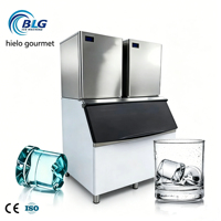 Machine à glace commerciale BLG Commercial Gourmet Ice avec sac de stockage de glace