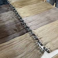 Livraison Gratuite 100% Cheveux Naturels Bruts Alignés Double Drawn Marron Extensions de Cheveux Colorées Vietnamiennes