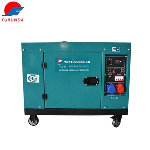 <span class=keywords><strong>10KW</strong></span> 12.5kva 10000 Watt giá tốt im lặng yên tĩnh làm mát không khí di động điện cầm tay Máy phát điện diesel cho nhà - Product Image 2