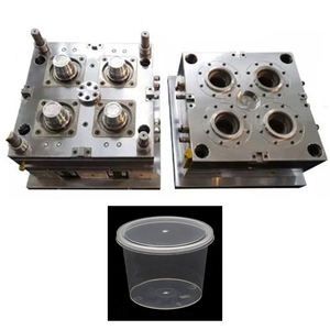 قالب حاوية مع غطاء مشترك على شكل دائرة ورقيقة مع صمام من النوع الذي يستخدم للدفء - Product Image 2