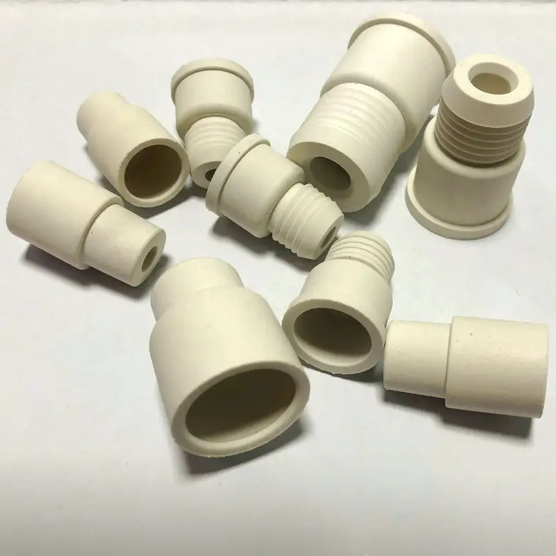 Flask provetta laboratorio tre collo quarzo natura tappo in gomma siliconica tappo tappo produzione cinese