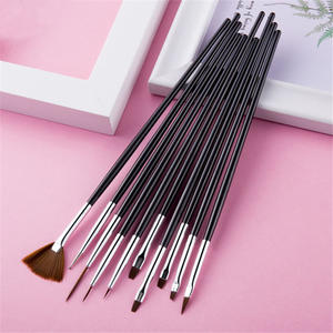 Wellflyer แปรงทำเล็บ <span class=keywords><strong>NABR</strong></span>-015แปรงขัดเล็บเจลอะคริลิค kolinsky แปรงไม้คุณภาพสูง - Product Image 2