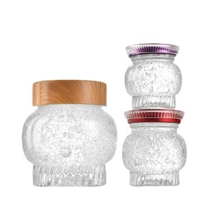 Bon marché Prix Vente en gros Bocal rond transparent de stockage des aliments Bocal <span class=keywords><strong>vide</strong></span> en verre à épices et miel 50ml 100ml <span class=keywords><strong>Mini</strong></span> bocal à <span class=keywords><strong>confiture</strong></span> en verre avec couvercle - Product Image 2