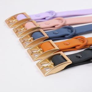 Collar de perro de Pvc colorido de alta calidad correa ajustable de goma suave acolchado sólido impermeable Collar de perro - Product Image 3