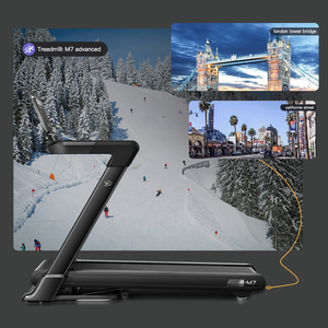 Ypoo Thiết Kế Mới <span class=keywords><strong>Z</strong></span> Hình Dạng Thương Mại Tập Thể Dục Máy Chạy Bộ Gấp Chạy Máy Phòng Tập Thể Dục Nhà Tập Thể Dục Máy Chạy Bộ Với Ypoofit Ứng Dụng - Product Image 6