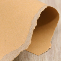 Papier Kraft Recyclé Épais 120g 300g en Gros, Feuilles A4 A3 Personnalisées Double Face Marron pour Emballage de Vêtements
