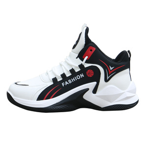 Chaussures de basket-ball, chaussures pour hommes, chaussures tendance à tige haute, surface en mesh, respirantes, chaussures de sport, antidérapantes, chaussures de course - Product Image 4