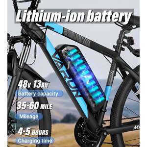 Bicicleta de Montaña de 27.5 Pulgadas, 250W, 48V, 13AH, para Adultos, Velocidad 45km/h, 60km, Negra, Manual, 0.0 Lb, 27.5 Pulgadas, Envío Gratis en Mi Tienda - Product Image 3