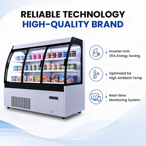 Refrigerador de Sushi de Gran Capacidad, Diseño Moderno para Tiendas de Abarrotes, <span class=keywords><strong>Vitrina</strong></span> Profesional para Restaurantes, <span class=keywords><strong>Precio</strong></span> de Fábrica - Product Image 3