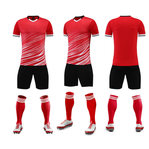 Hochwertige benutzer definierte Serie eine Fußball trikots Fußball mannschaft Uniform Männer Fußball-Kit einschl ießlich Shorts Socken-Sets - Product Image 4