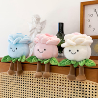 En gros : Peluches, Poupée rose parfumée, Coussin de canapé, Coussin de sommeil, Lamination brillante, Cadeau unisexe, Cadeau pour fête sur le thème des plantes
