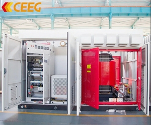 CEEG 2026 Estación Compacta Llave en Mano de Nueva Energía PCS 1250KVA 1500KVA Transformador de Potencia Tipo Seco para Proyectos de Energía y Centros de Datos - Product Image 1