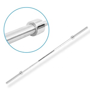 700LBS Fitness <span class=keywords><strong>Training</strong></span> <span class=keywords><strong>Men</strong></span> Cạnh Tranh Thẳng Hot 220Cm 2.2M Thiết Bị Tập Thể Dục Mạ Crôm Trọng Lượng Squat 28Mm 20Kg Thanh Tạ - Product Image 6