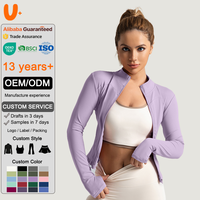 Veste de yoga décontractée grande taille pour femme, coupe ajustée, respirante, séchage rapide, zippée, style streetwear, pour l'entraînement, fournisseur en gros