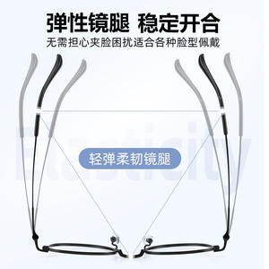 Monturas de Gafas Redondas Danyang 25032, Montura Completa, Lentes de Resina, Ligeras, Unisex, Estilo Retro - Product Image 3