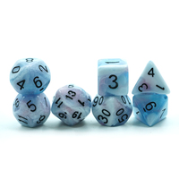 Jeu de 7 dés en résine pour jeux de société du MDN au prix de gros
