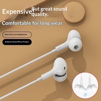 Écouteurs de sommeil personnalisables Type-C intra-auriculaires filaires à transducteur dynamique, câble de 1,2 m, commandes intégrées, microphone, isolation phonique