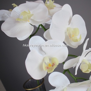 Orchidée Phalaenopsis Artificielle 92cm Effet Naturel, 9 Têtes, Tige Pliable, pour Décoration de Mariage de Luxe et de Table à Domicile H - Product Image 6
