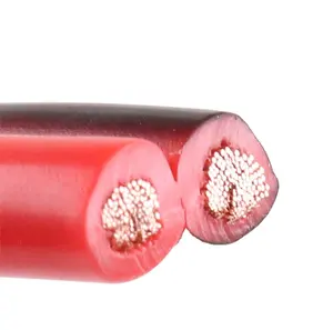 RVB red and black speaker wire 2 core 0.5mm 1mm 1.5mm 2.5mm copper electrical wire for LED audio monitoring system