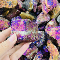 Mineral de cristal rugoso de bornita de espécimen de cuarzo curativo a granel para Decoración