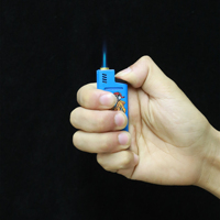 Briquet gonflable en métal, torche coupe-vent, briquet à cigarettes pour la vente en gros et la personnalisation avec logo